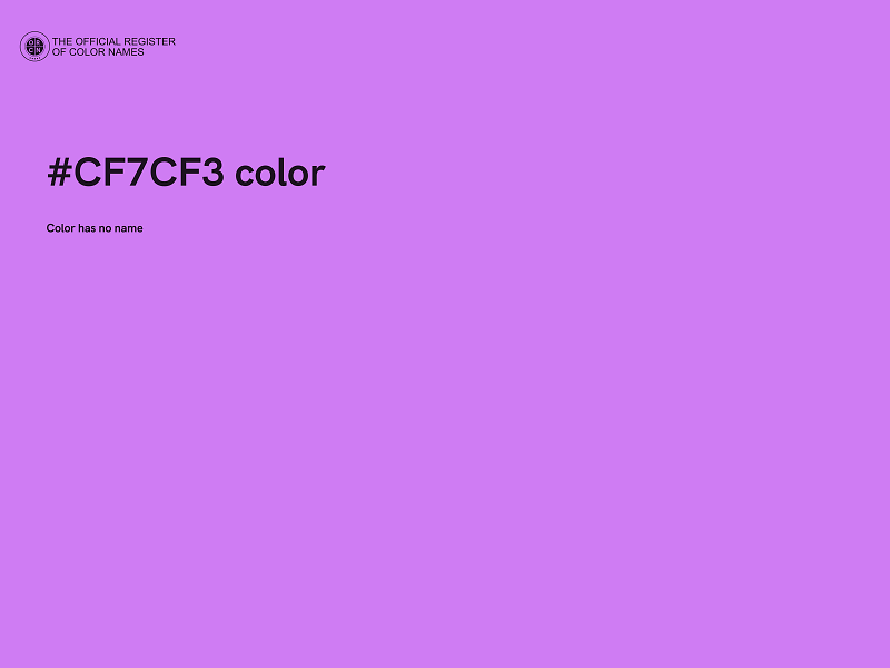 #CF7CF3 color image