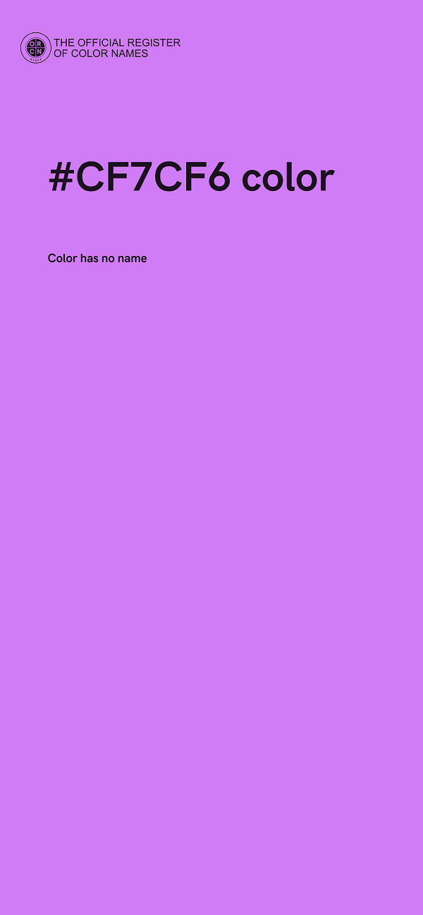 #CF7CF6 color image