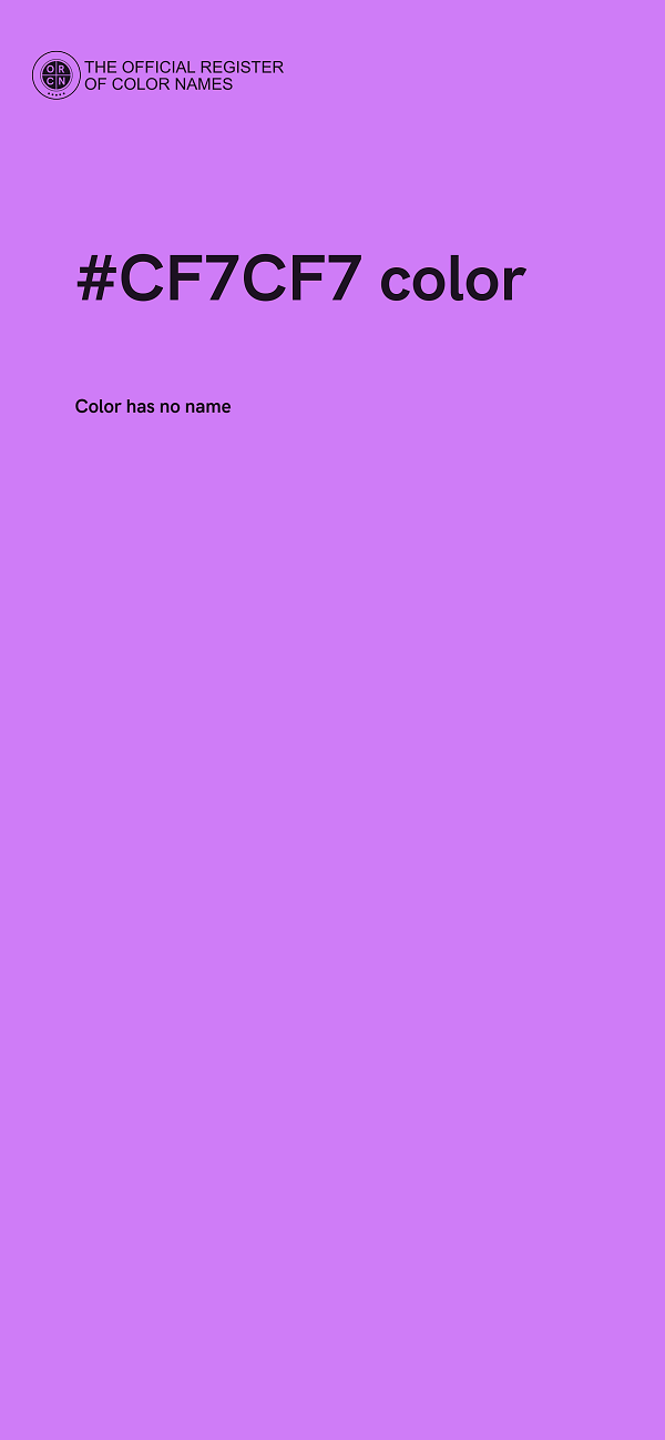 #CF7CF7 color image