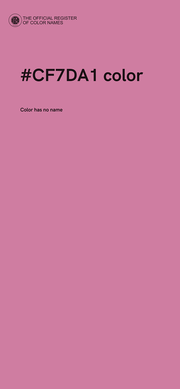 #CF7DA1 color image
