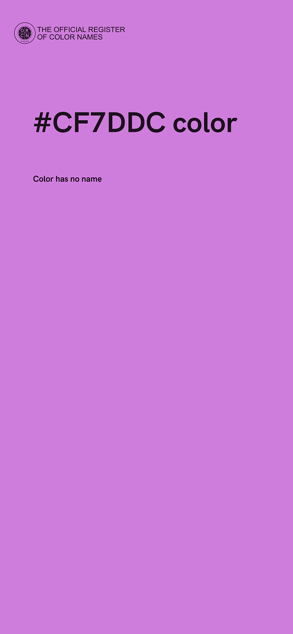 #CF7DDC color image