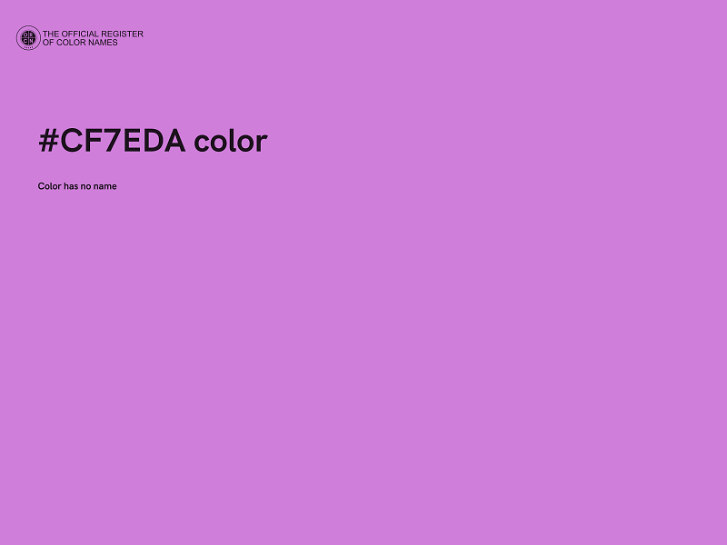 #CF7EDA color image