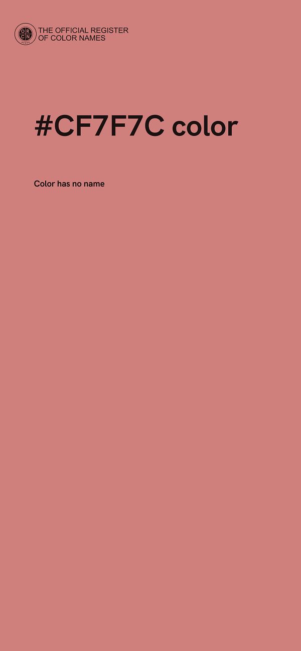 #CF7F7C color image