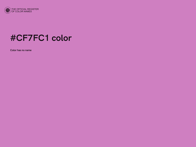 #CF7FC1 color image