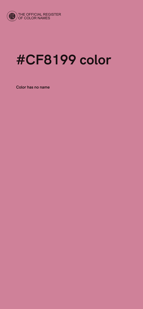 #CF8199 color image