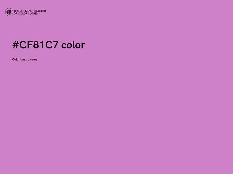 #CF81C7 color image