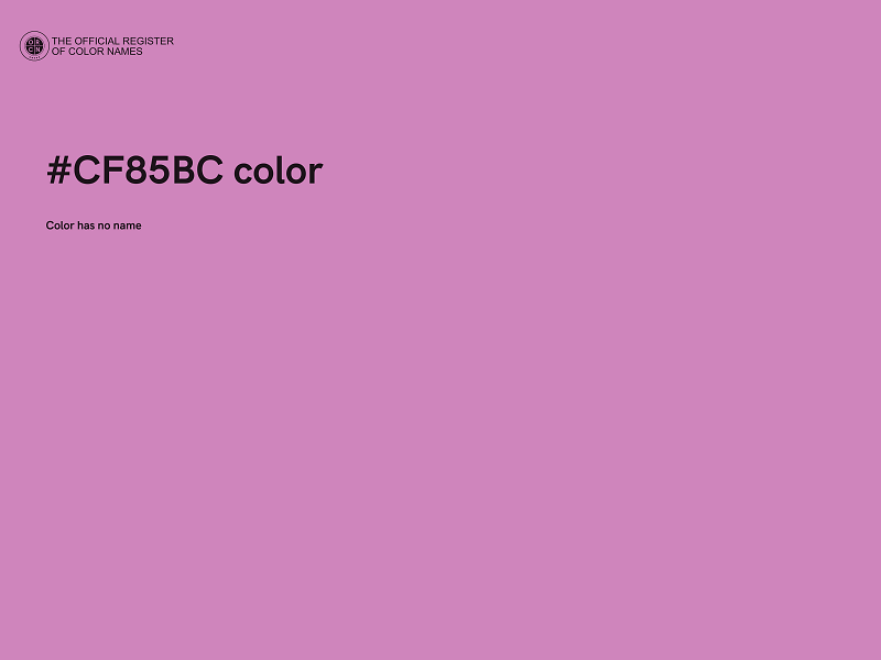 #CF85BC color image