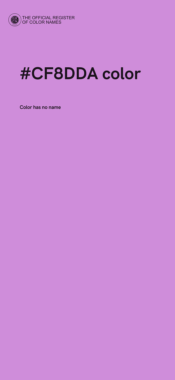 #CF8DDA color image