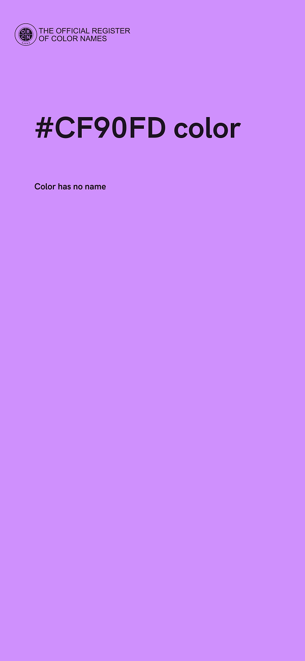 #CF90FD color image