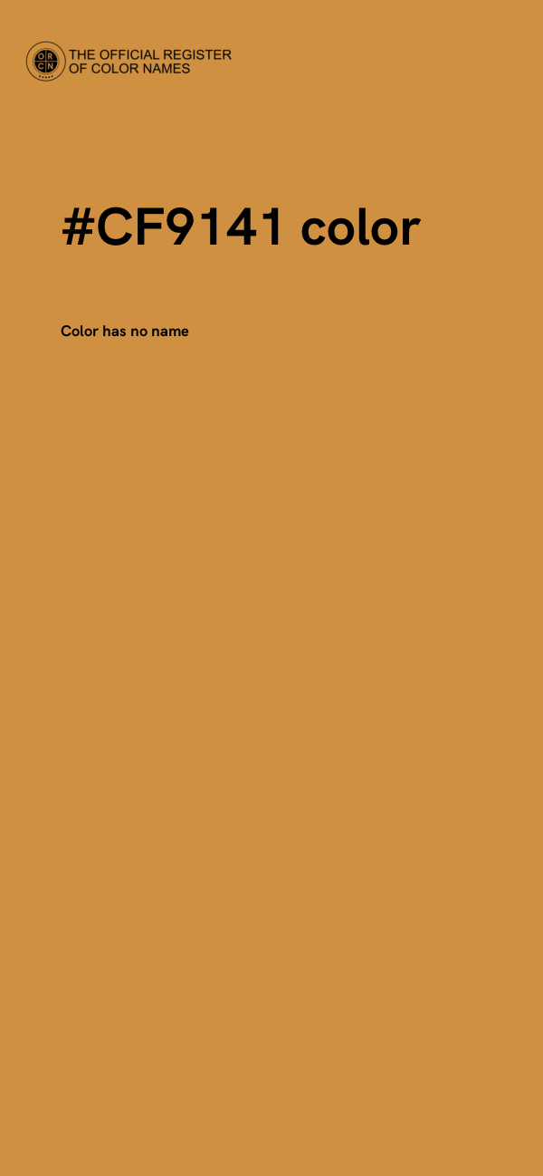 #CF9141 color image