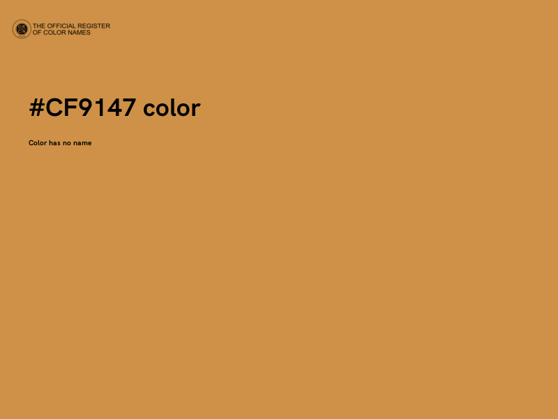 #CF9147 color image