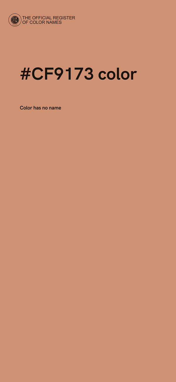 #CF9173 color image