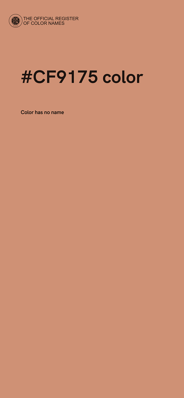 #CF9175 color image