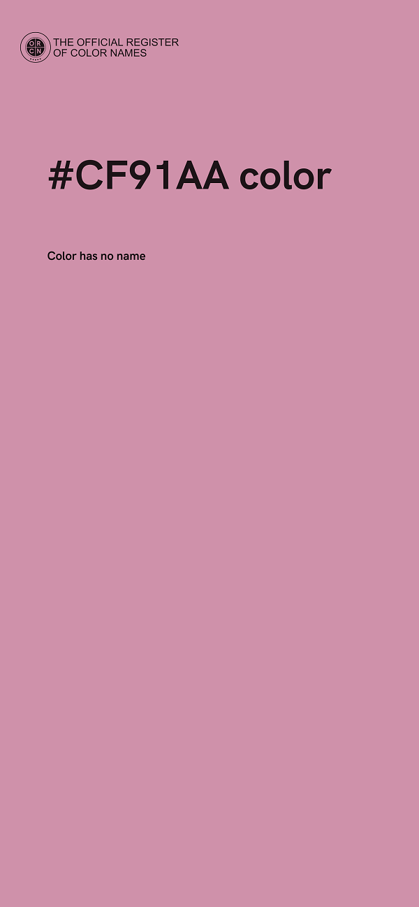 #CF91AA color image