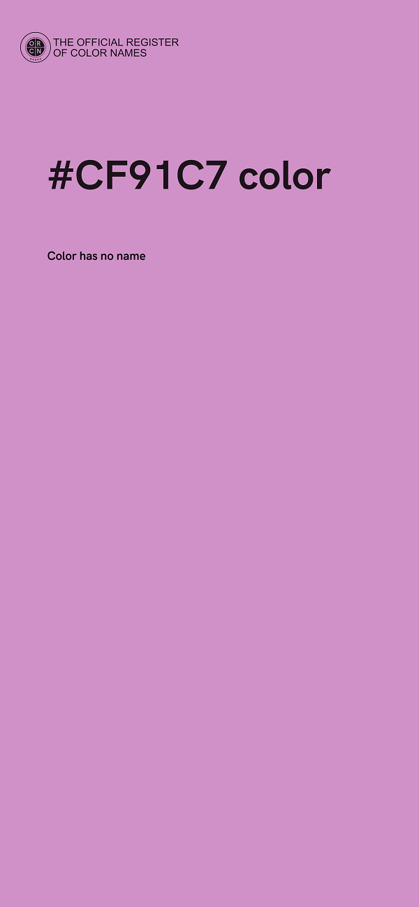 #CF91C7 color image