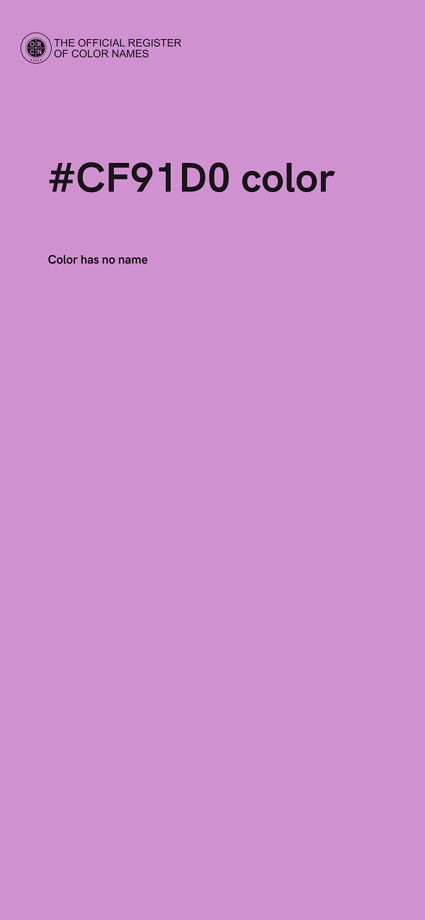 #CF91D0 color image