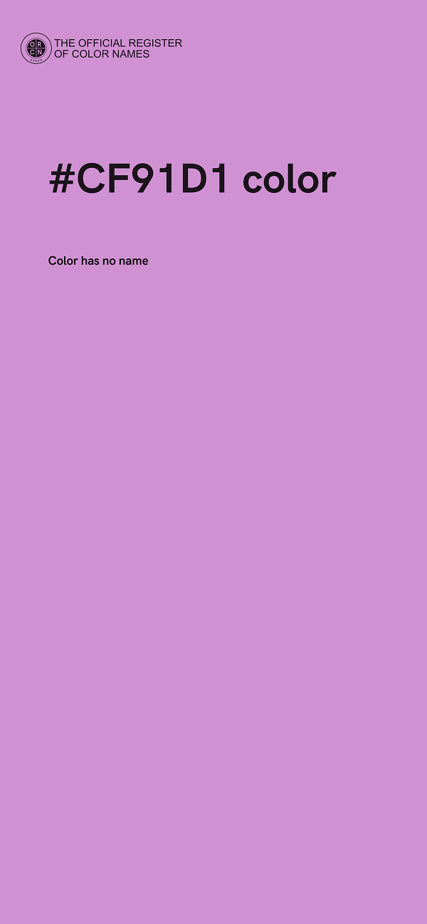 #CF91D1 color image