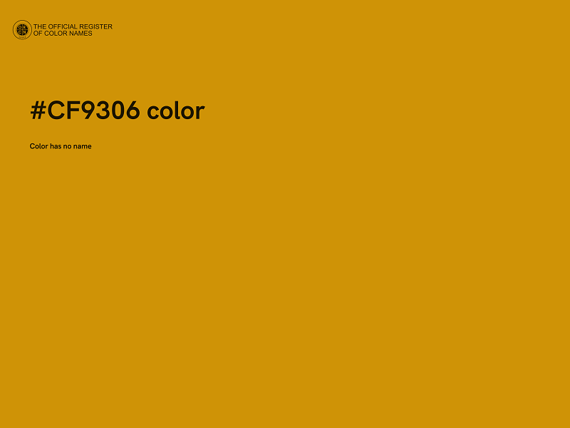 #CF9306 color image