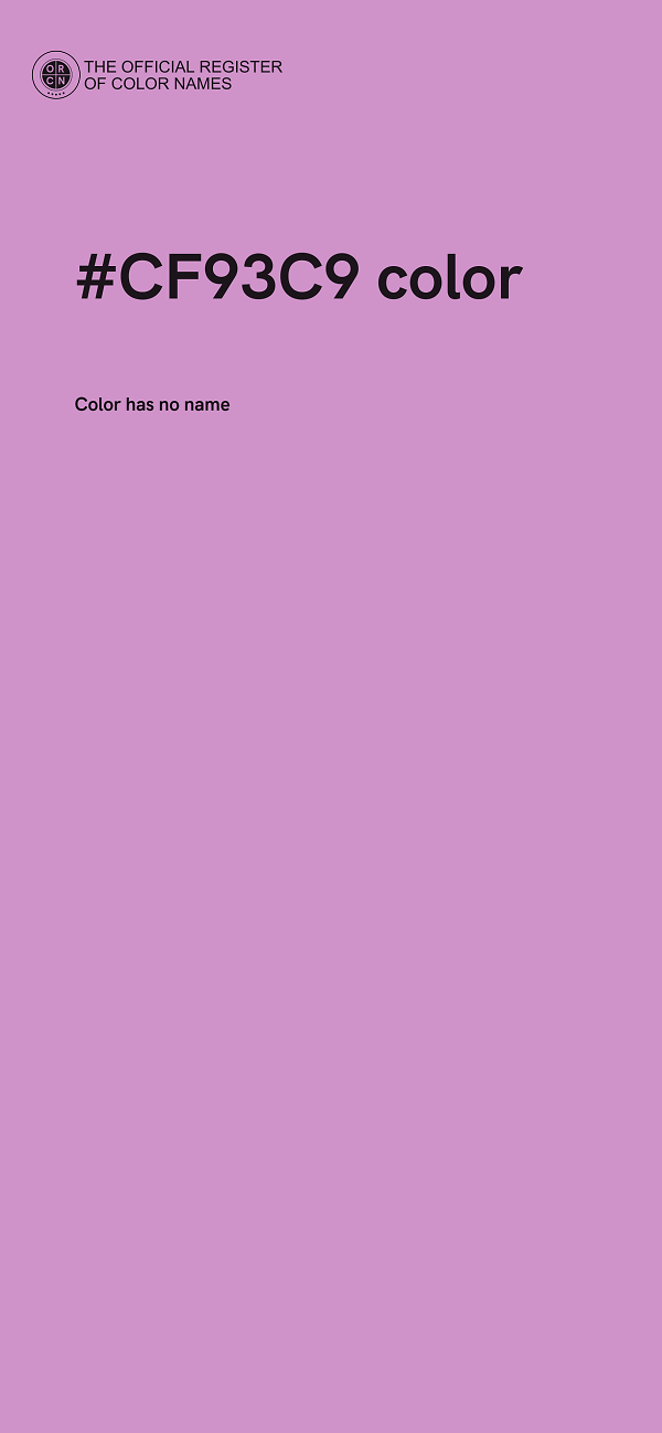 #CF93C9 color image