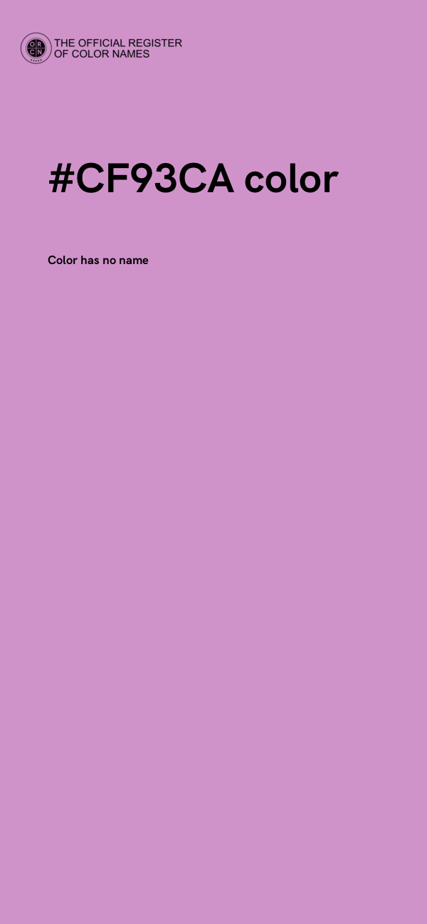 #CF93CA color image