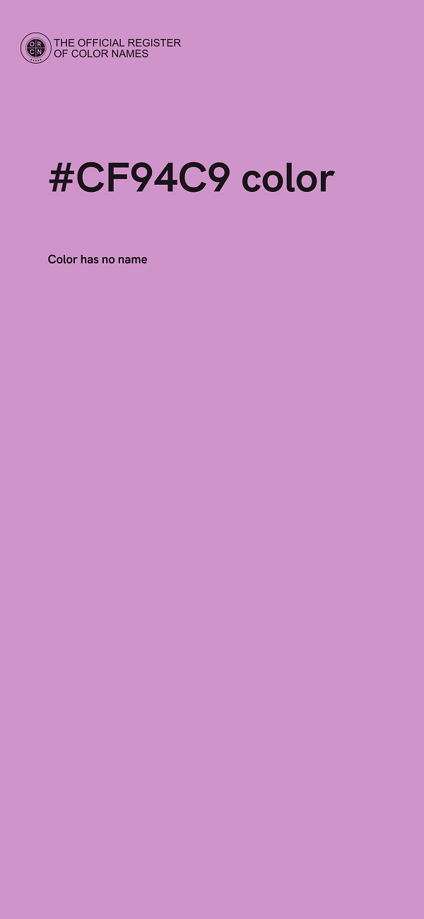 #CF94C9 color image