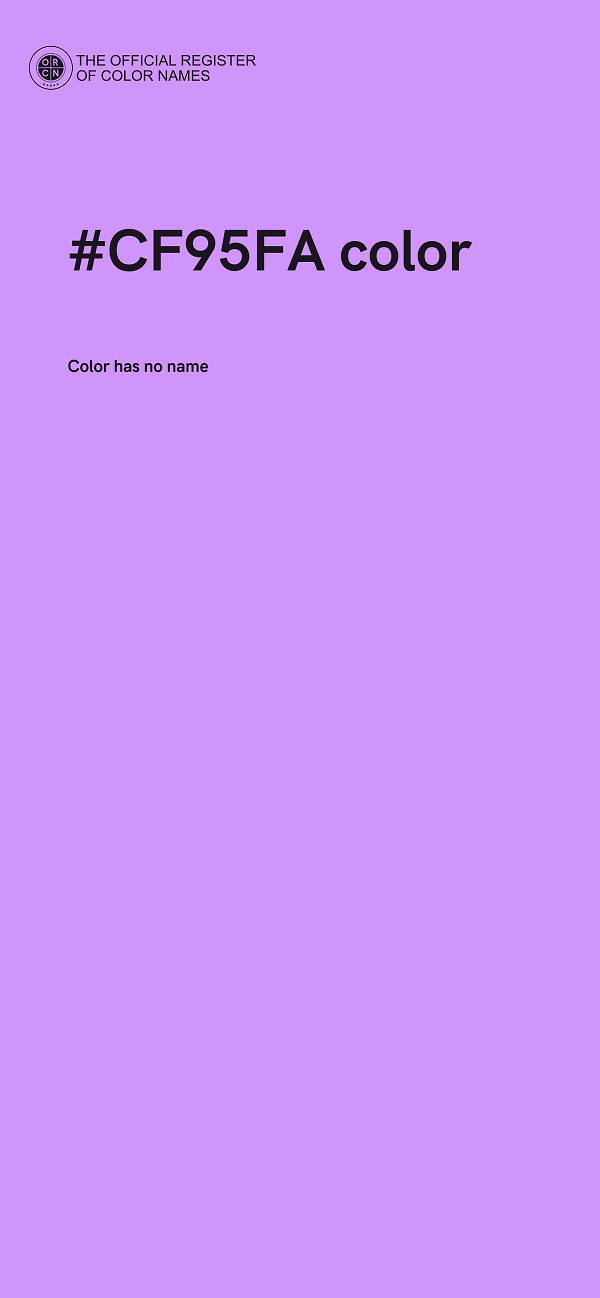 #CF95FA color image