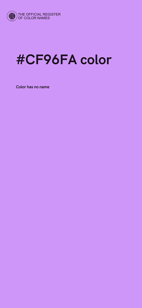 #CF96FA color image