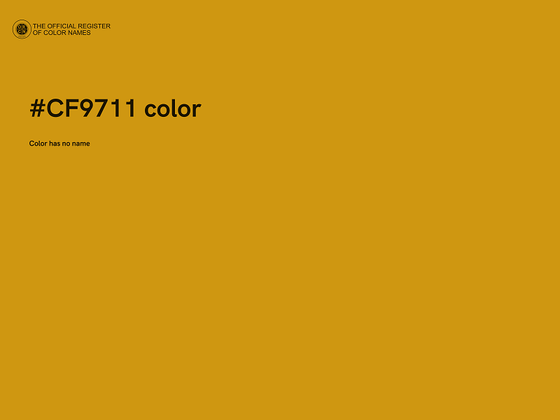 #CF9711 color image