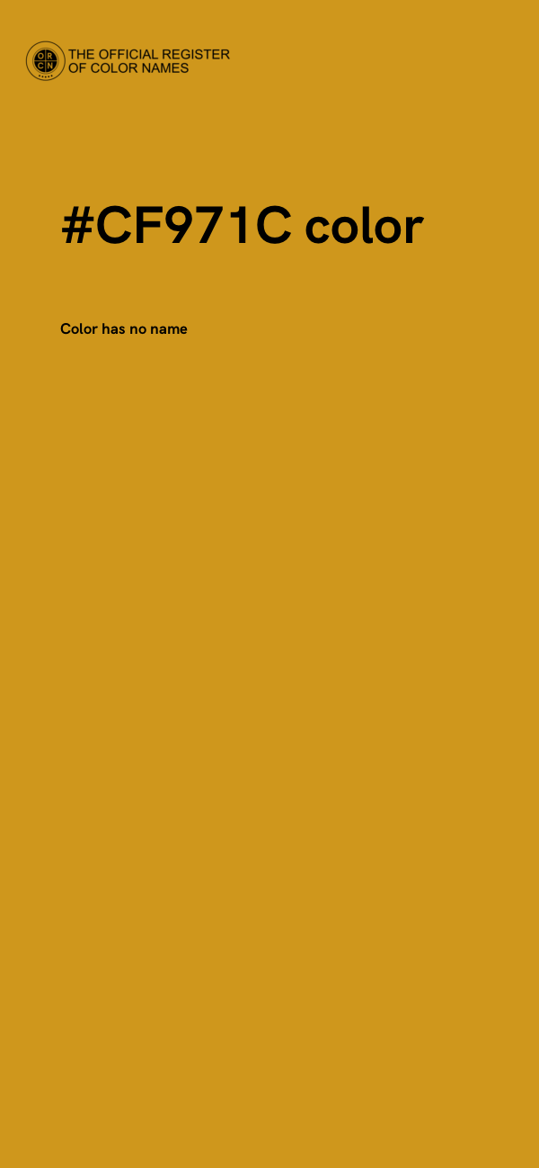 #CF971C color image