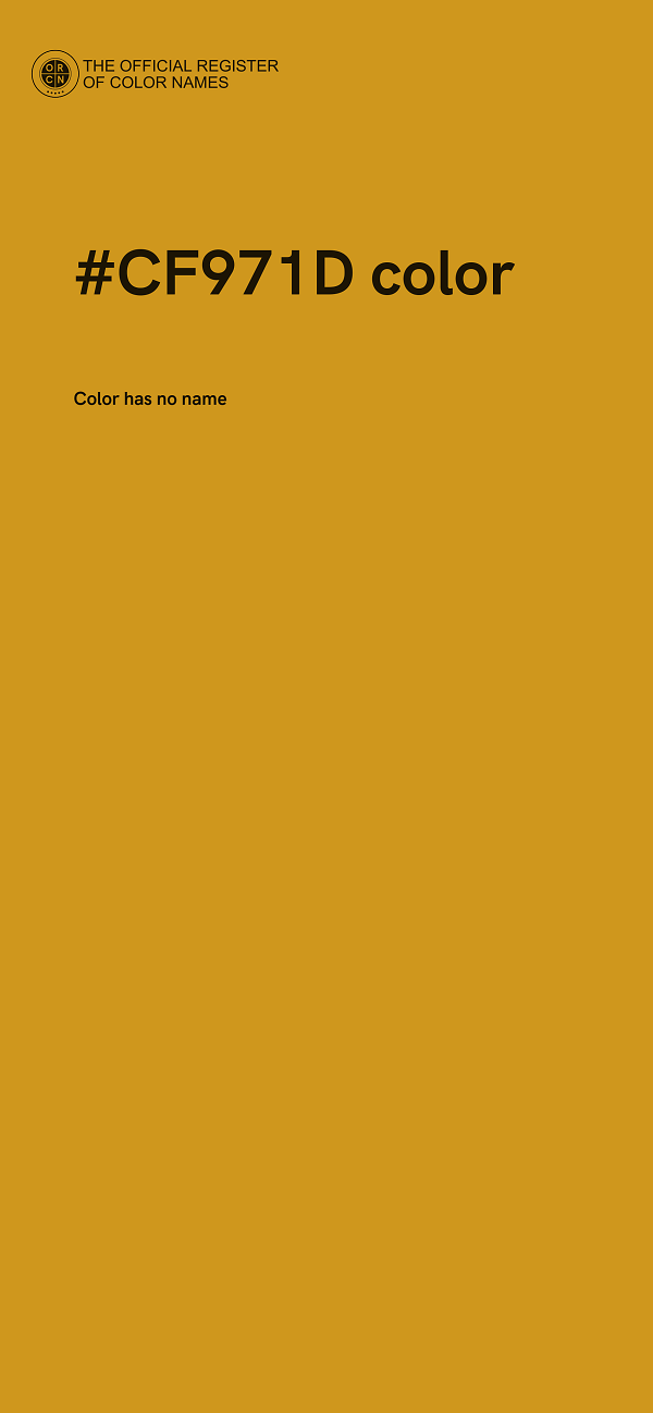 #CF971D color image