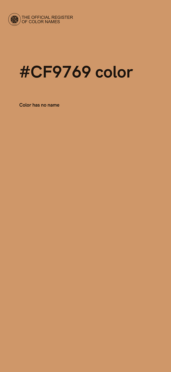 #CF9769 color image