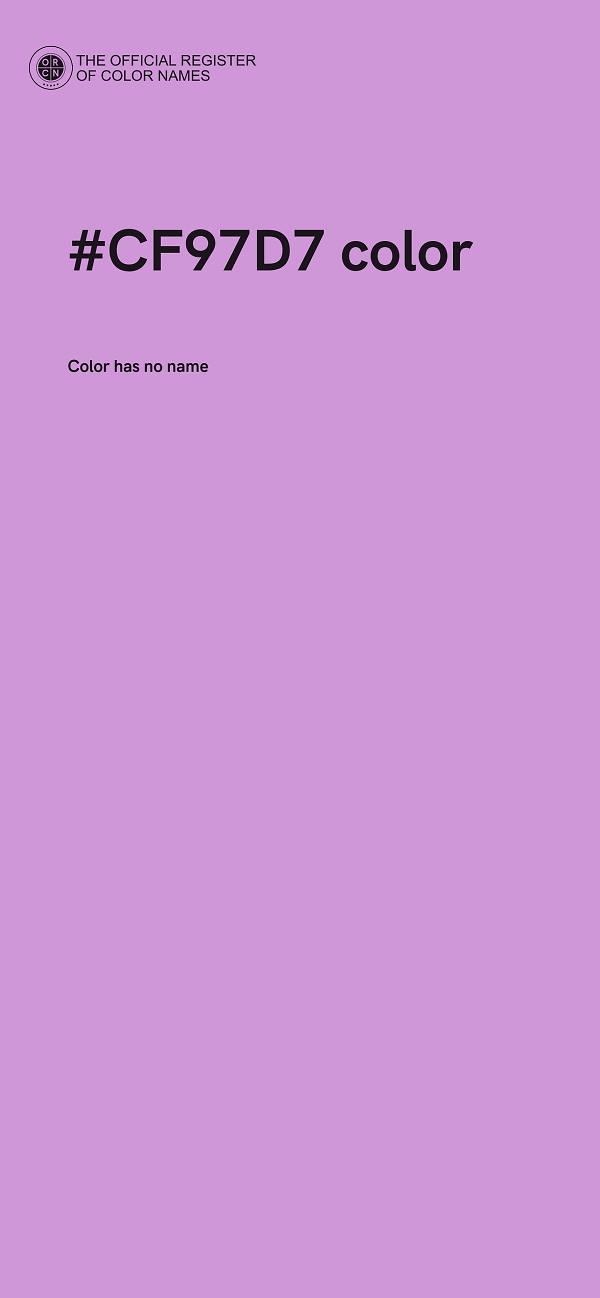 #CF97D7 color image