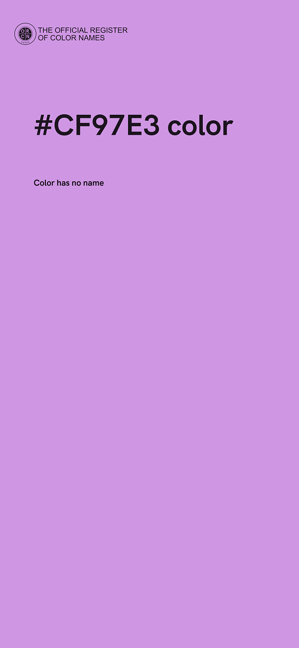 #CF97E3 color image