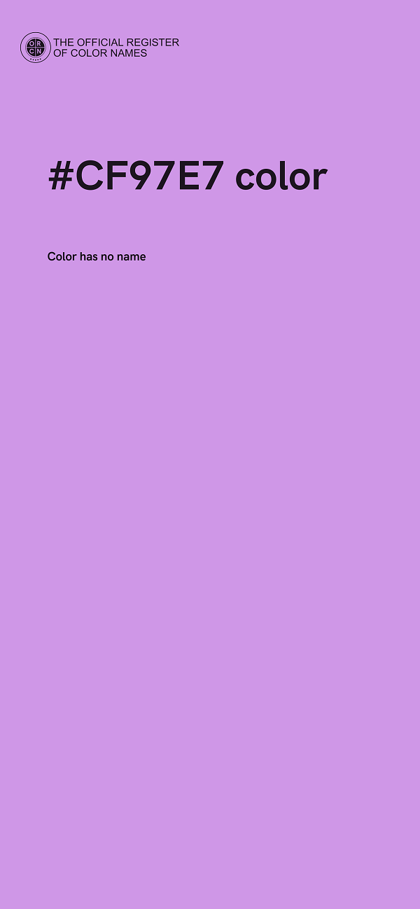 #CF97E7 color image
