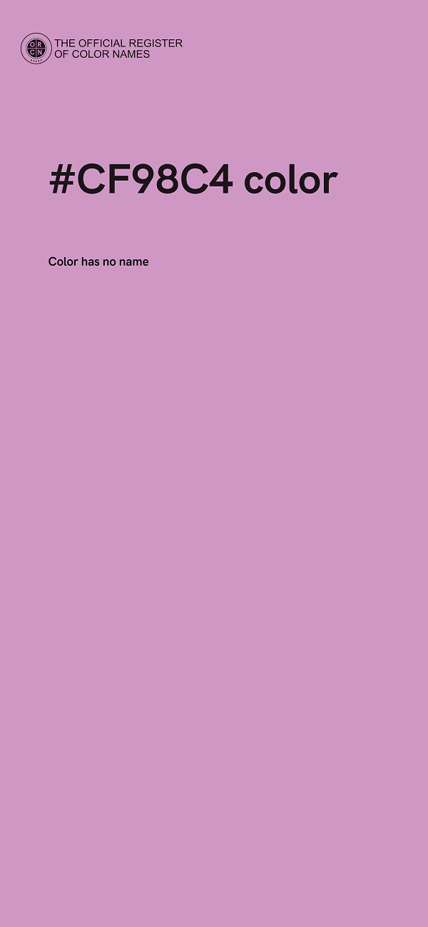 #CF98C4 color image