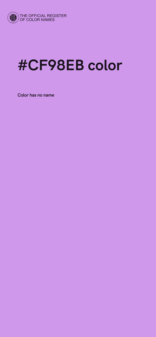 #CF98EB color image