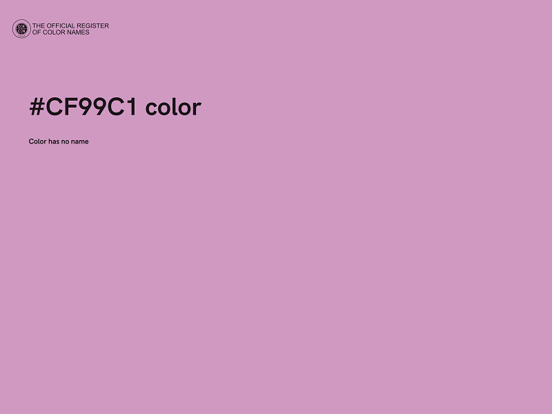 #CF99C1 color image