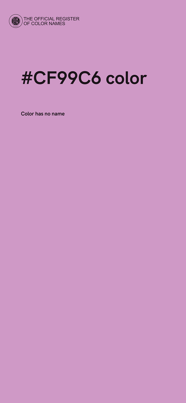 #CF99C6 color image