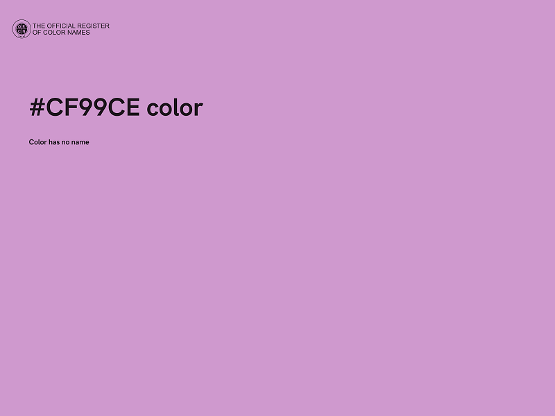 #CF99CE color image