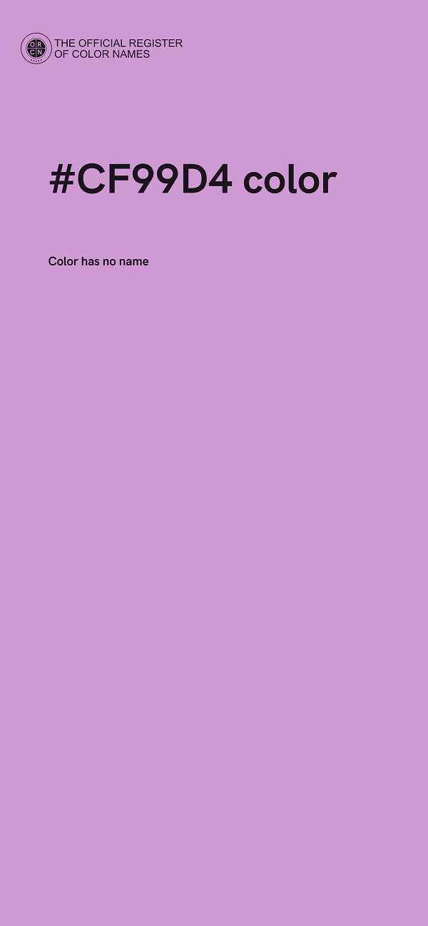 #CF99D4 color image