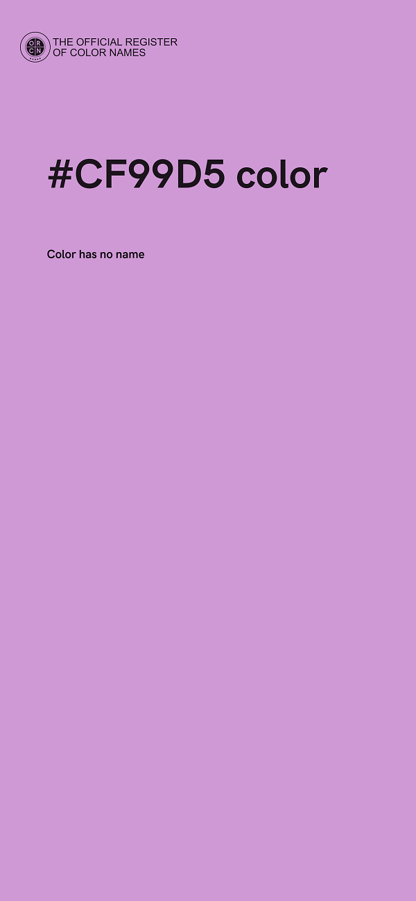 #CF99D5 color image