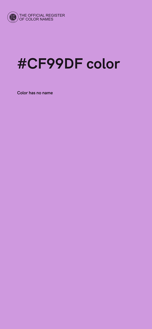 #CF99DF color image