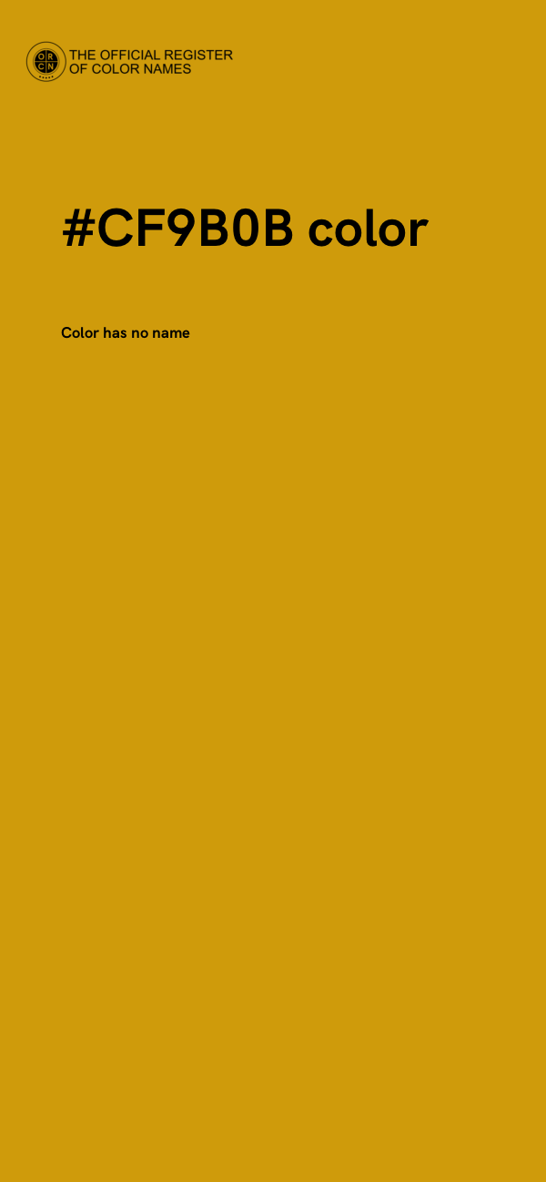 #CF9B0B color image