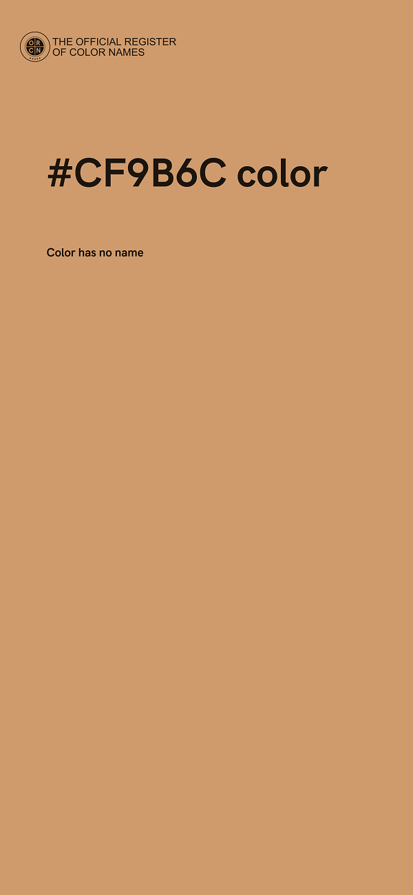 #CF9B6C color image