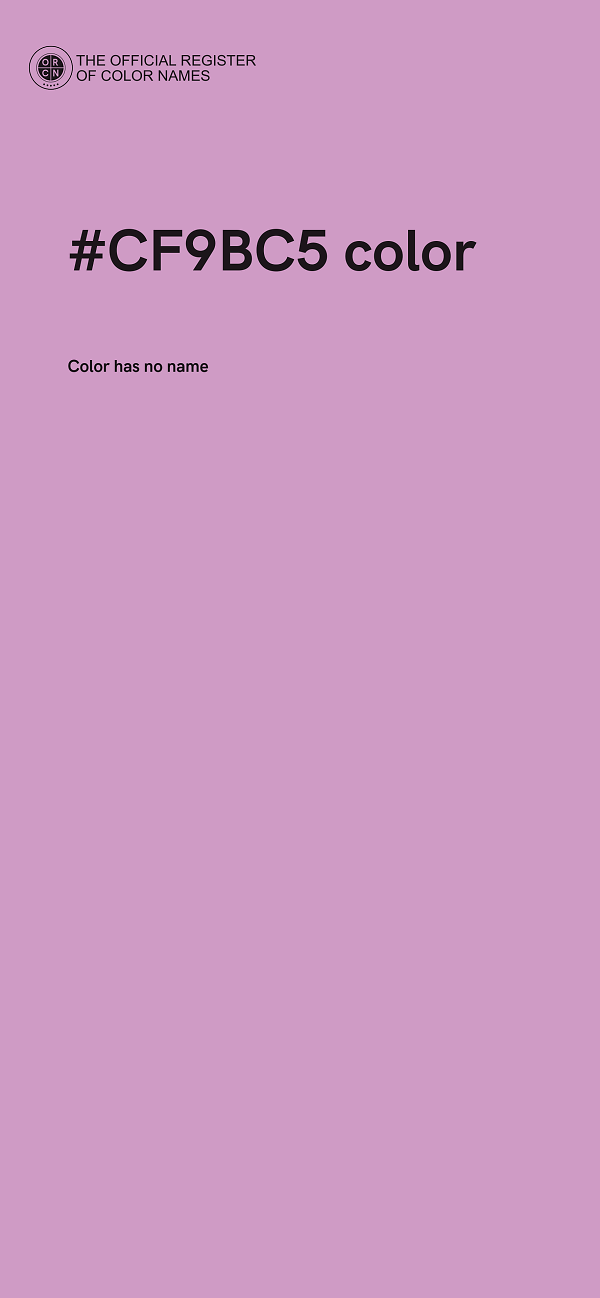 #CF9BC5 color image