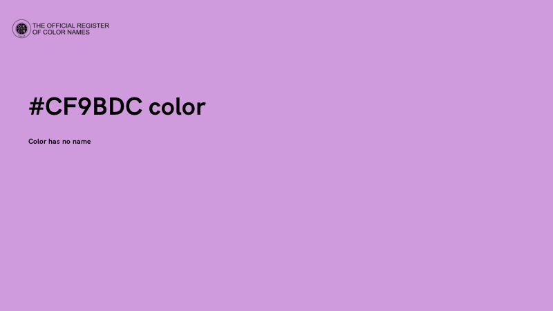 #CF9BDC color image