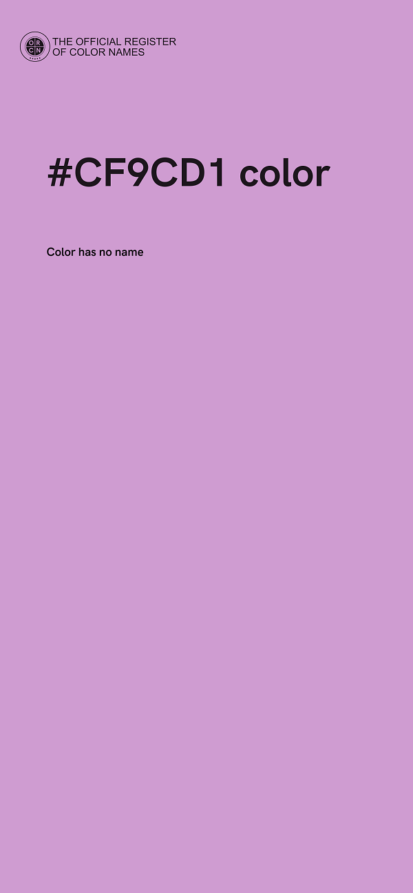 #CF9CD1 color image