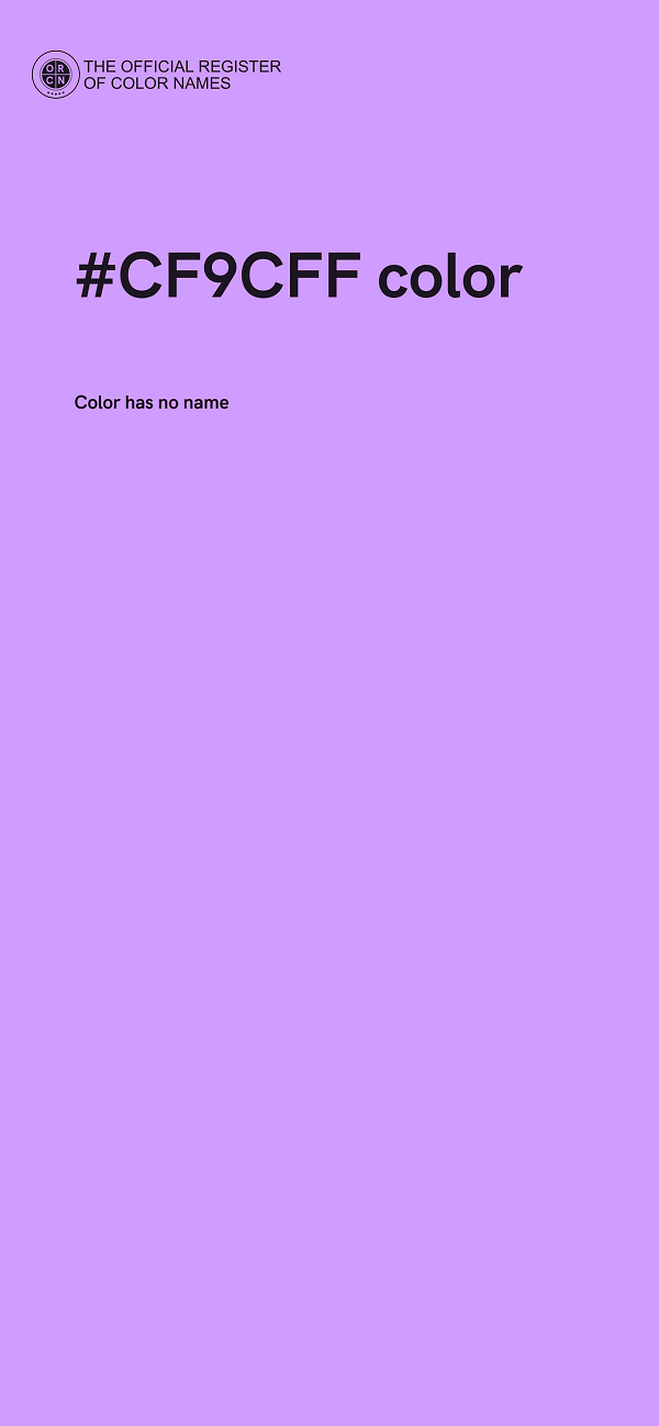 #CF9CFF color image