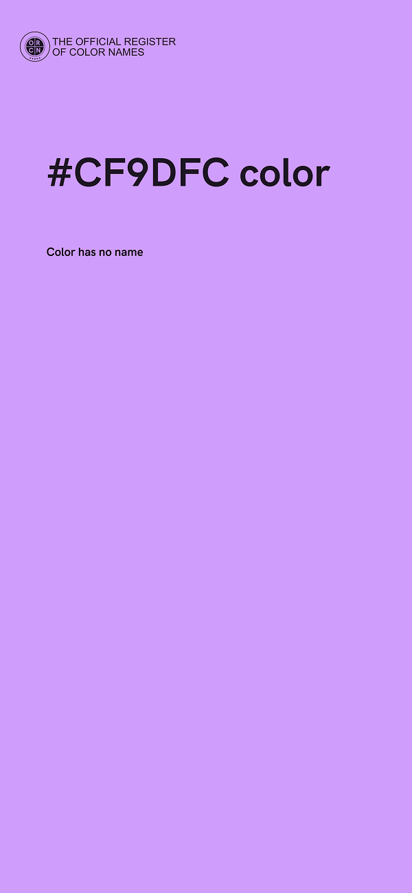 #CF9DFC color image
