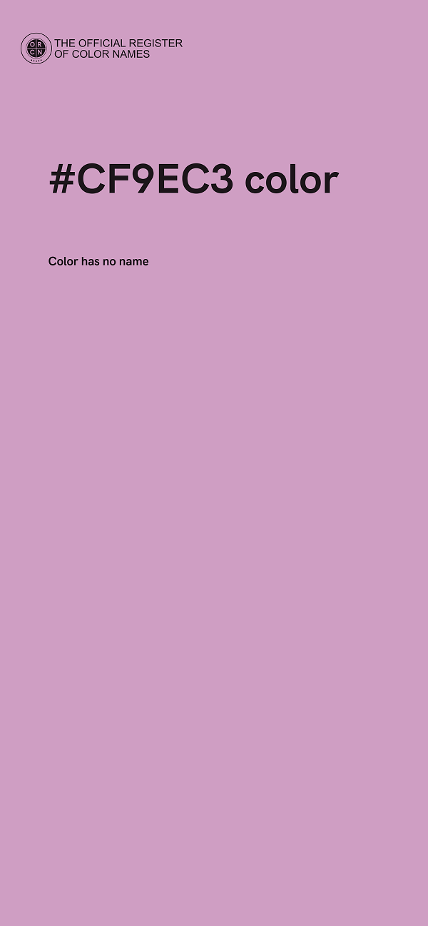 #CF9EC3 color image